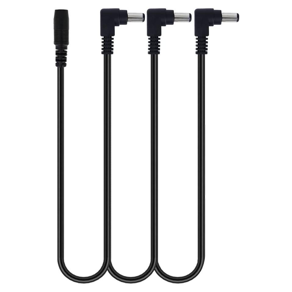 Cable divisor de alimentación Pigtone 1 a 3 vías para guitarra