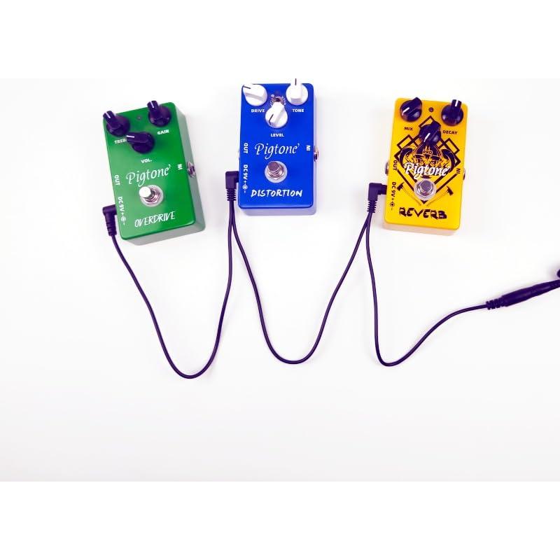 Cable divisor de alimentación Pigtone 1 a 3 vías para guitarra