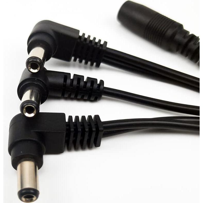 Cable divisor de alimentación Pigtone 1 a 3 vías para guitarra