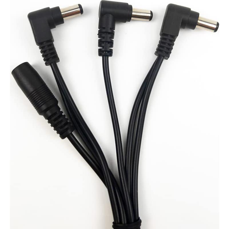 Cable divisor de alimentación Pigtone 1 a 3 vías para guitarra
