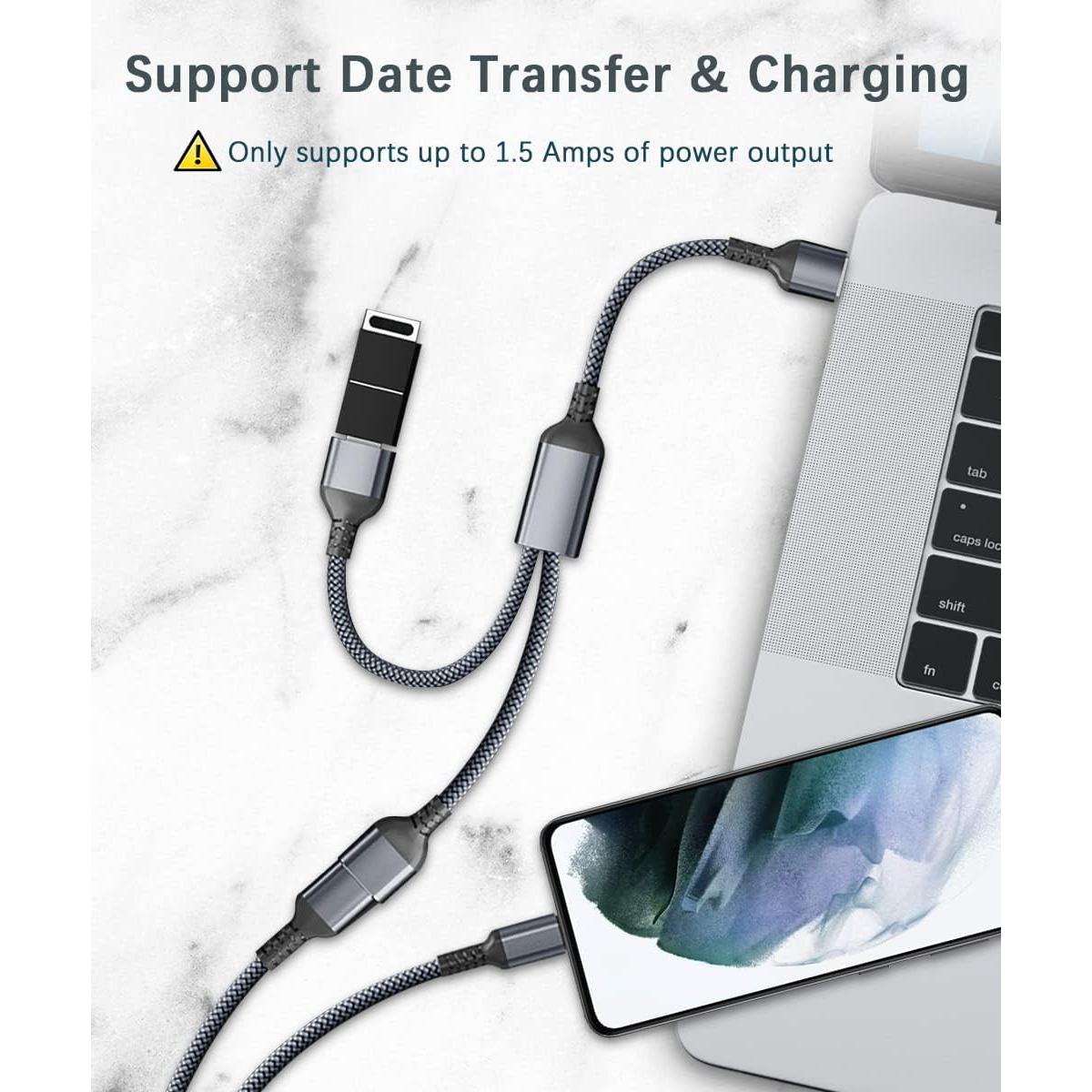 Divisor USB 1 en 2 Basesailor 0.3M Doble Hembra USB 2.0