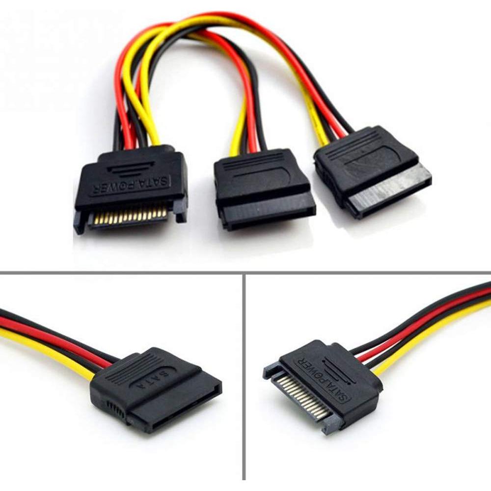 Adaptador Y-Splitter SATA 15 pines ANRANK para Disco Duro