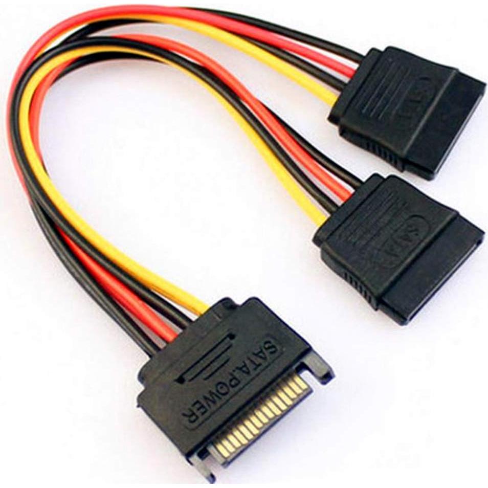 Adaptador Y-Splitter SATA 15 pines ANRANK para Disco Duro