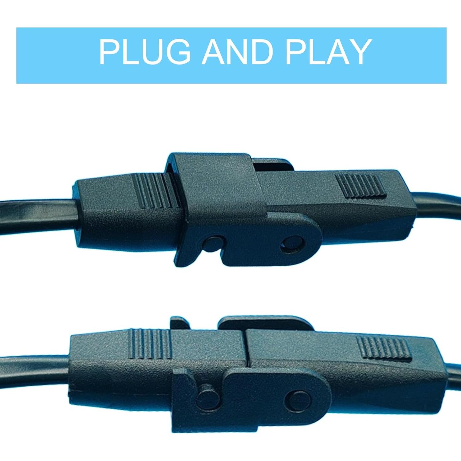 Cable Y de Poder Divisor 2 Metros GZL para Sillones Eléctricos