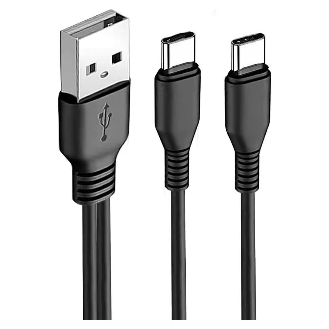 Cable Divisor USB C 2 en 1 EmmaWu 0.91 m Carga Rápida