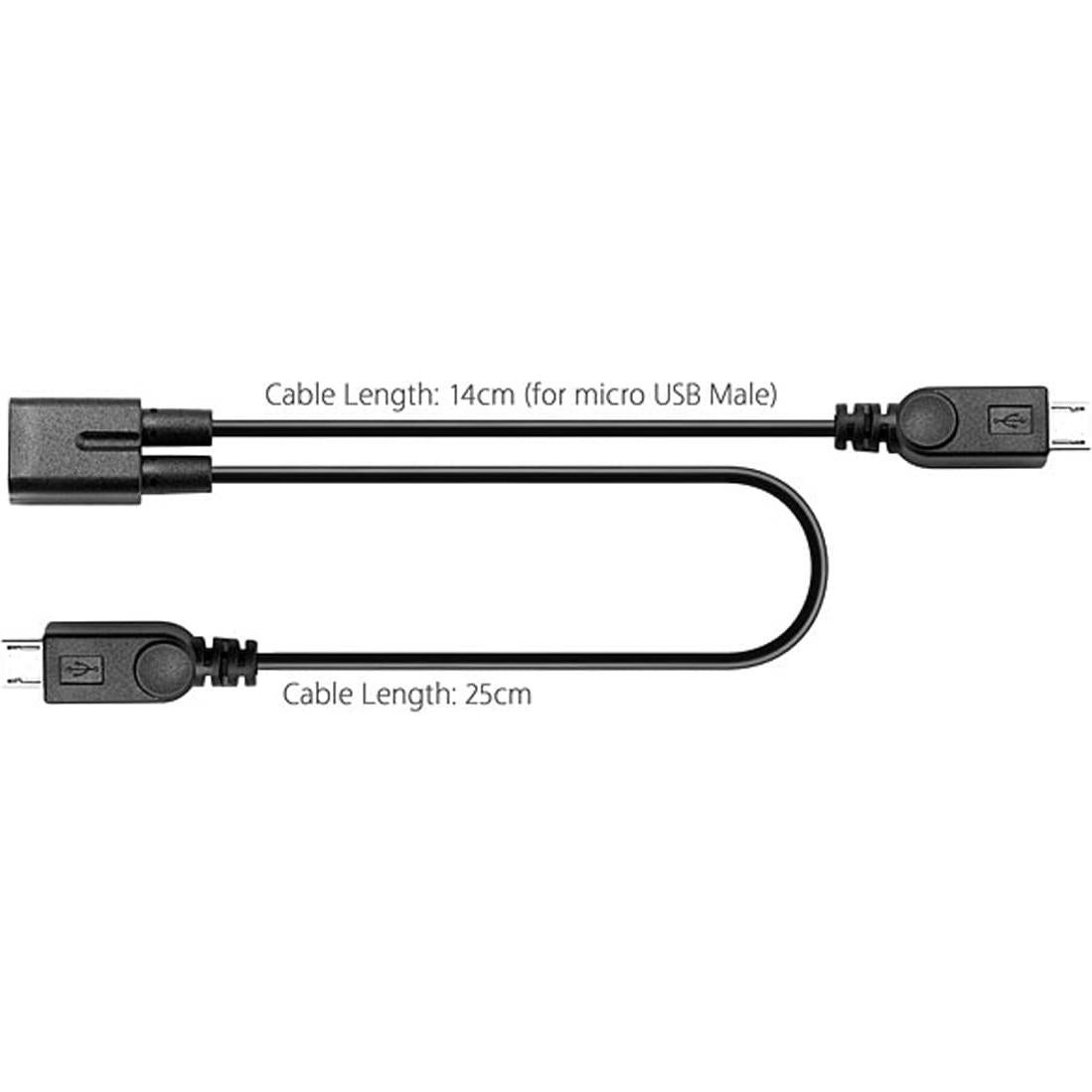 Cable Divisor Y Micro USB 1 a 2 CY 20.5 cm Carga Doble