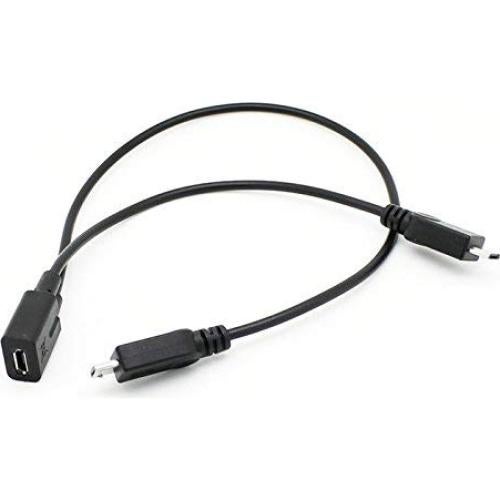 Cable Divisor Y Micro USB 1 a 2 CY 20.5 cm Carga Doble