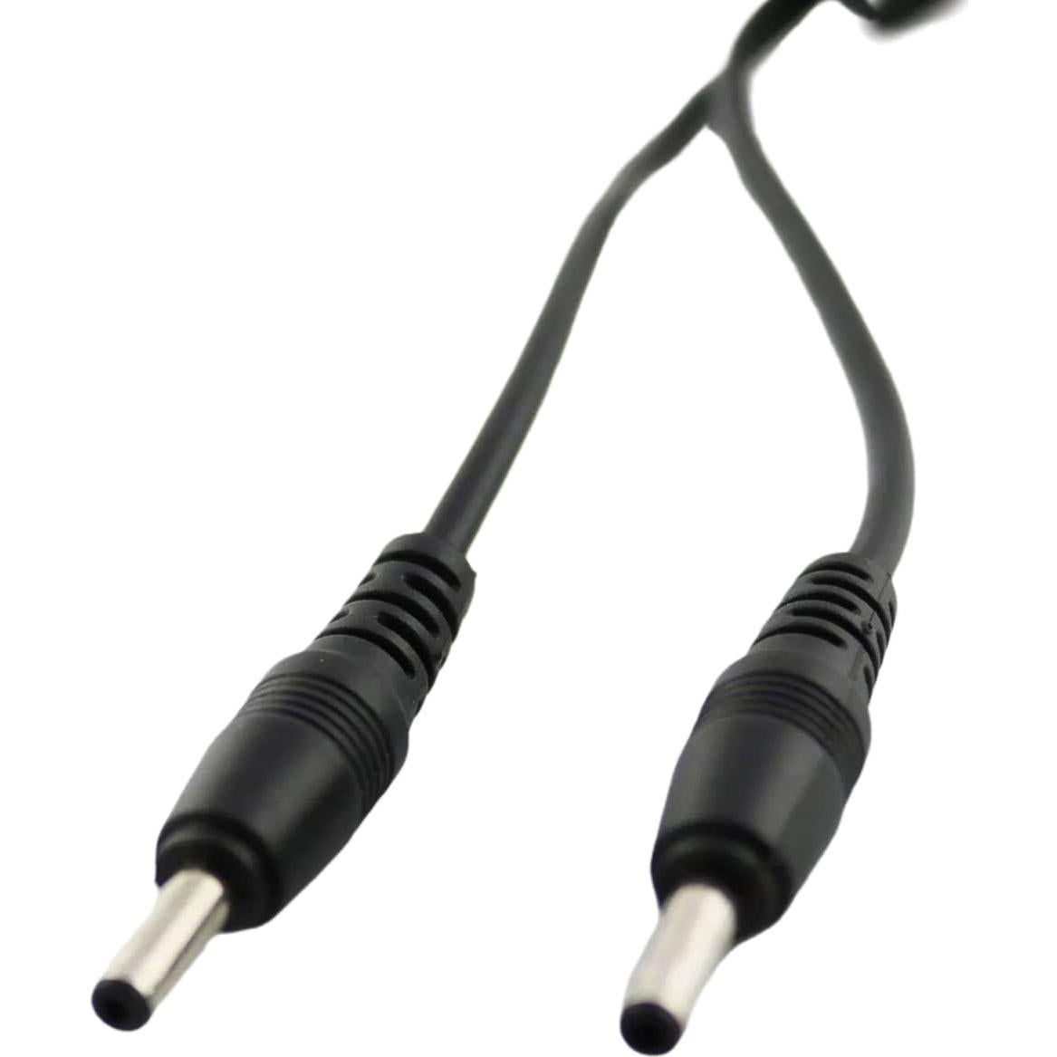 Cable Divisor de Energía DC 3.5mm x 1.35mm 2 Pcs 1 Hembra a 2 Machos