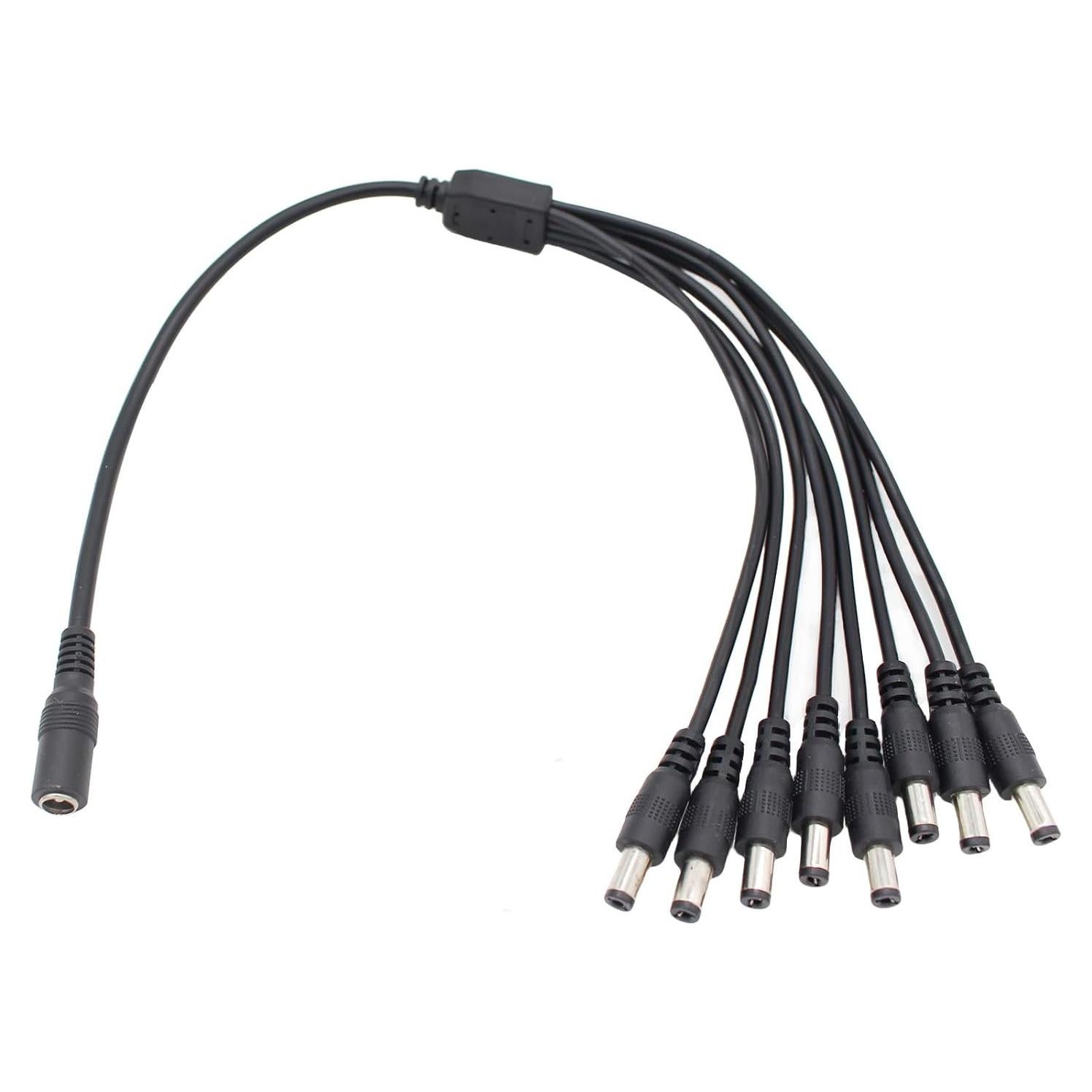 Cable Divisor DC 1 F a 8 M AIMHDUTY 5.5x2.1mm 12V 5A