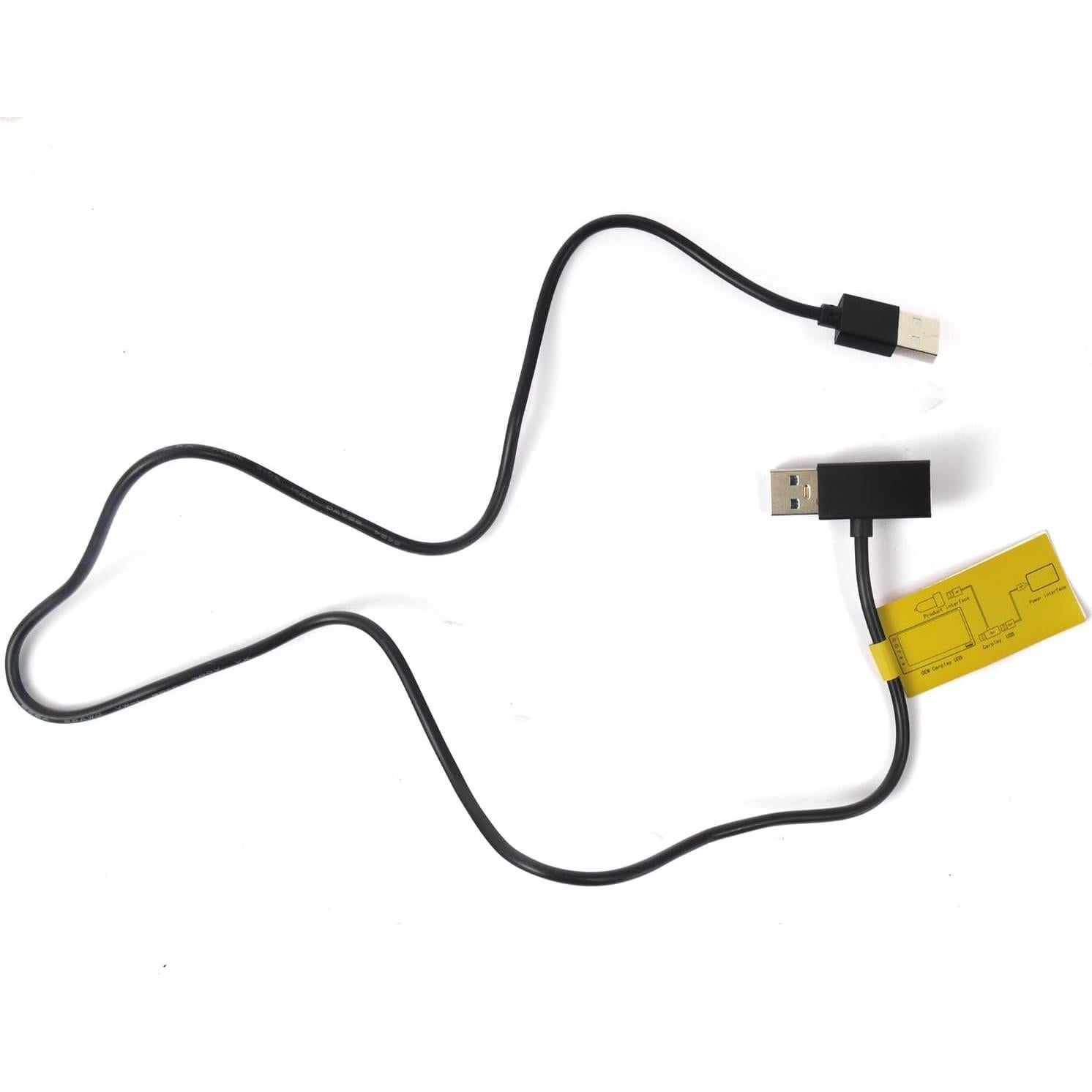 Adaptador USB Y para Android Auto y Carplay Flgocexs 50 cm