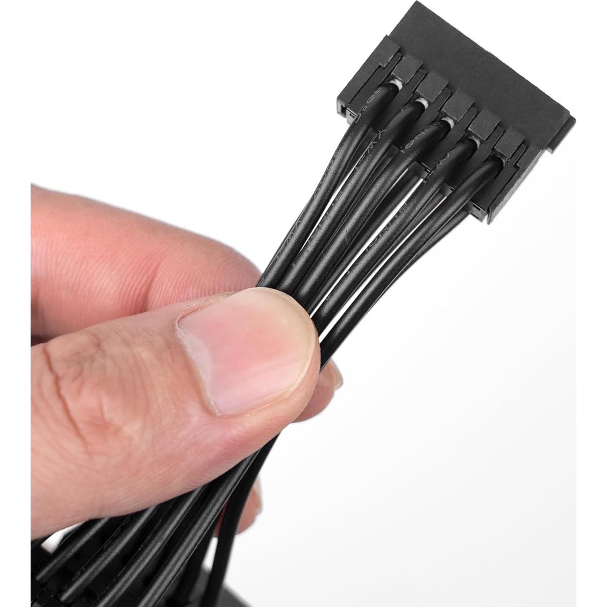 Cable Divisor de Alimentación SATA upHere 1 a 5 500mm Negro