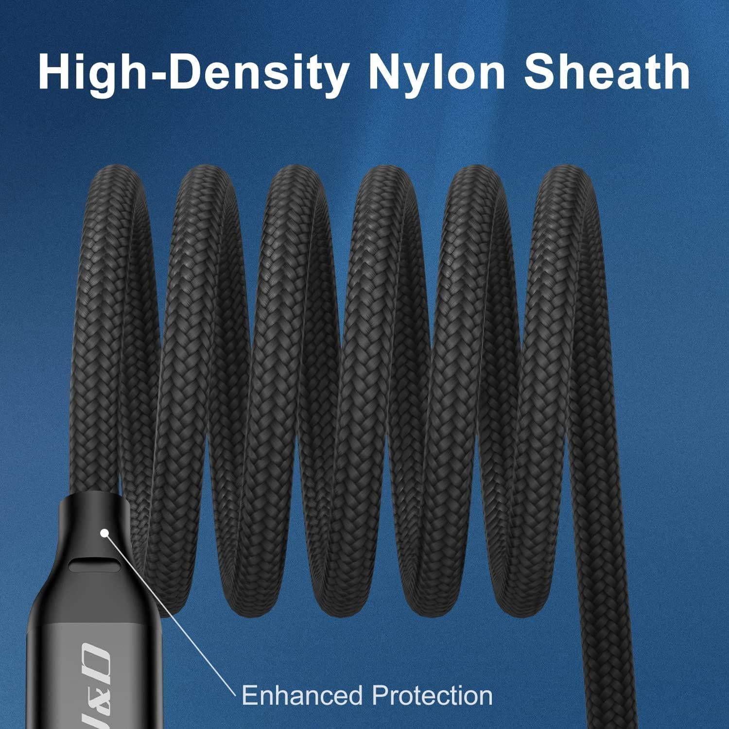 Cable de Audio J&D USB C a Doble 6.35mm 2.99m HIFI