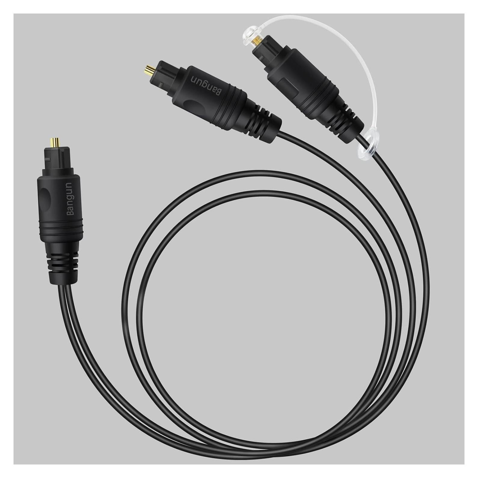 Cable Divisor de Audio Óptico Bangun 0.91m 1x2 Toslink