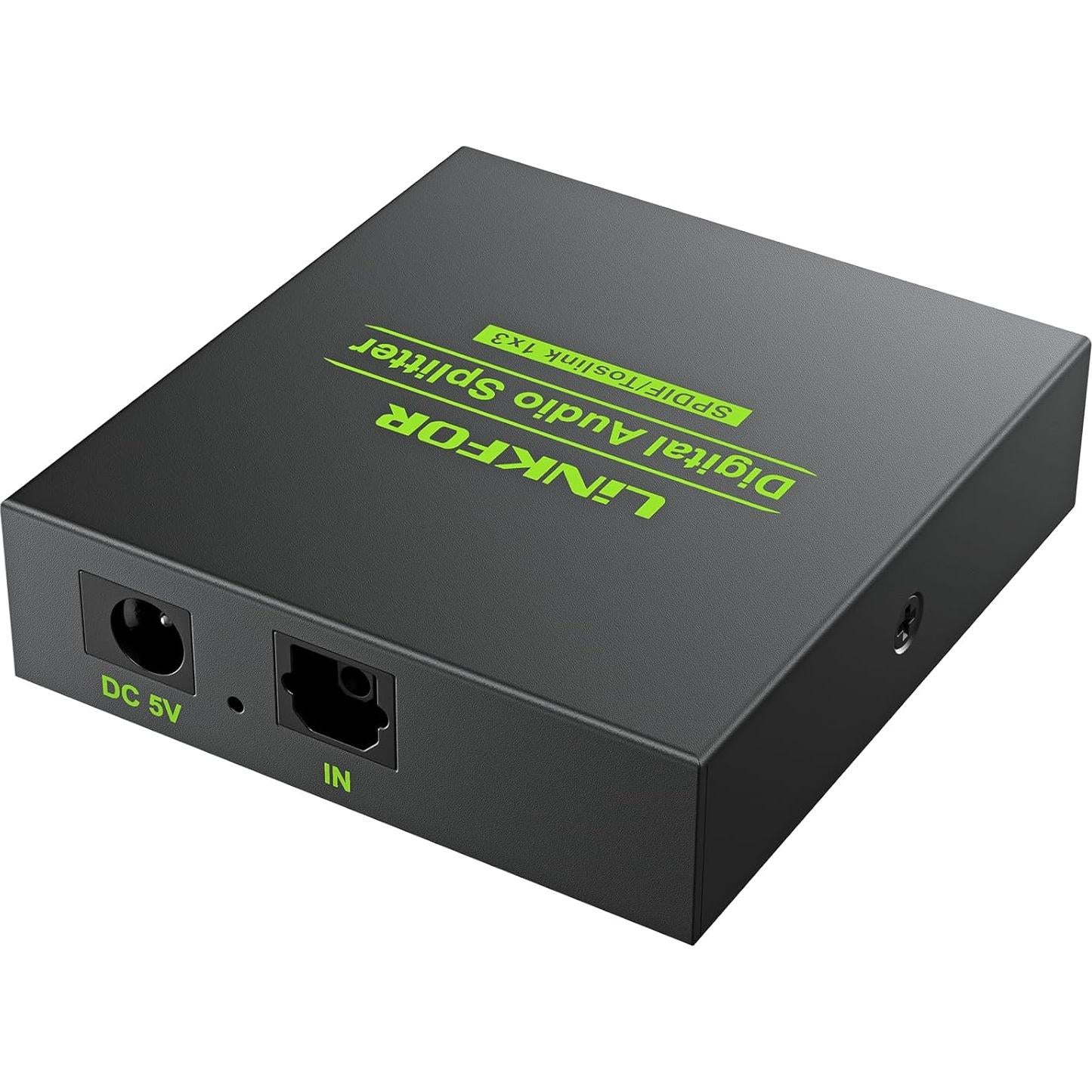 Divisor Óptico Digital 1x3 LiNKFOR SPDIF Toslink 5.1CH