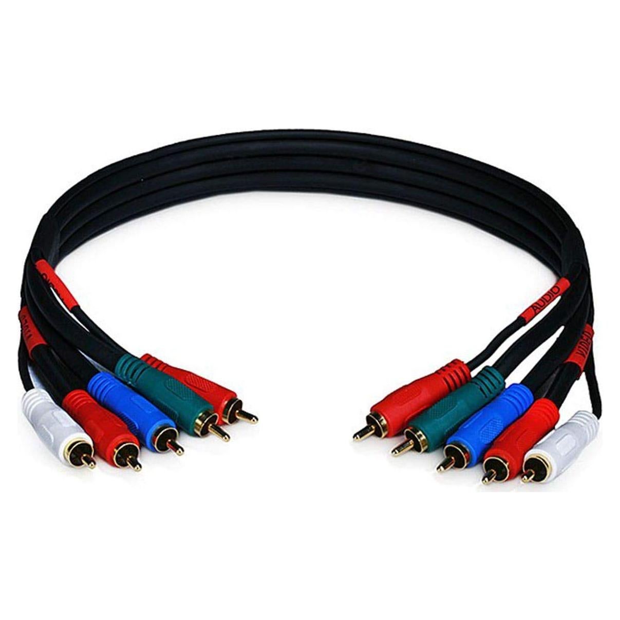 Cable de Video/Audio Componente 5-RCA Monoprice 0.46m