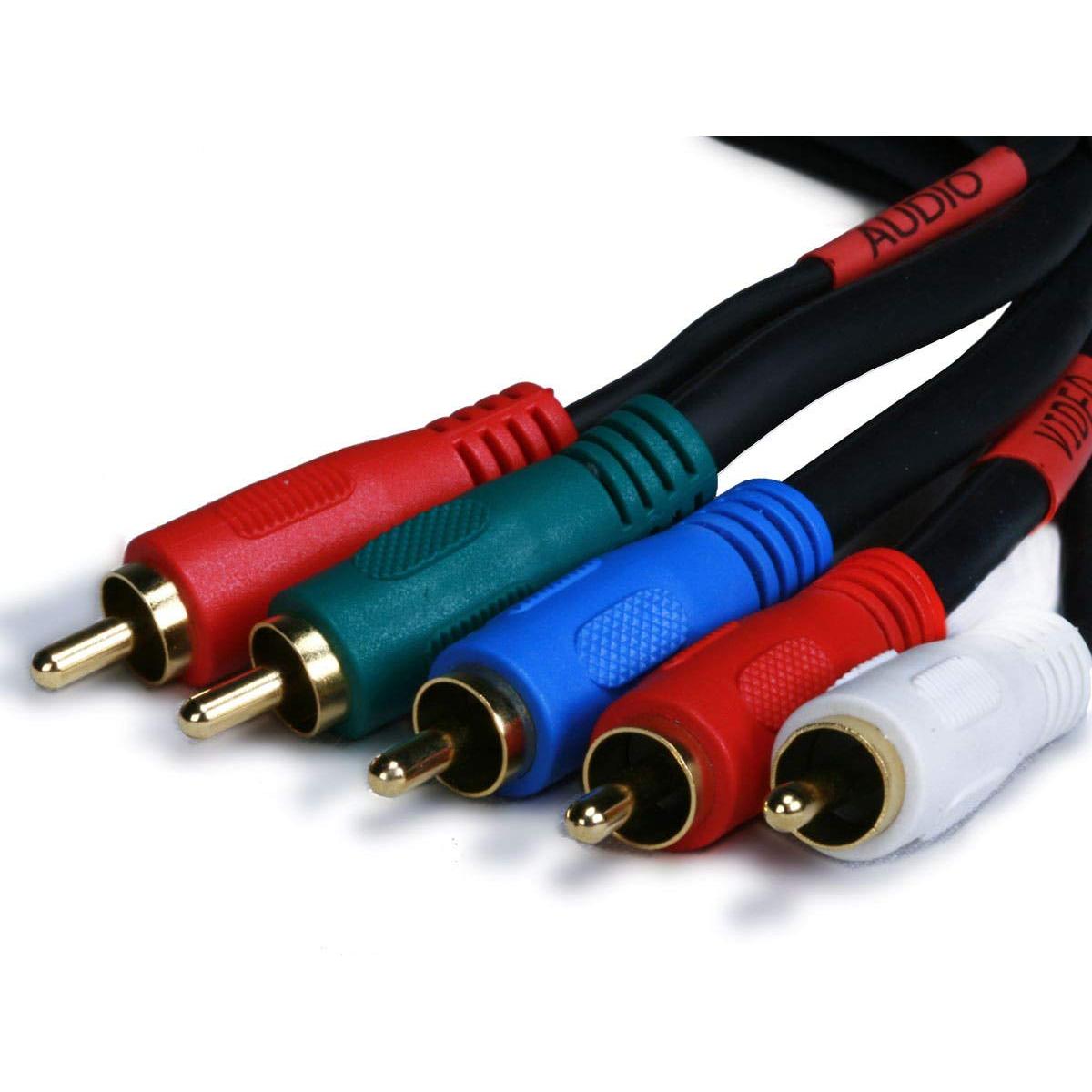 Cable de Video/Audio Componente 5-RCA Monoprice 0.46m