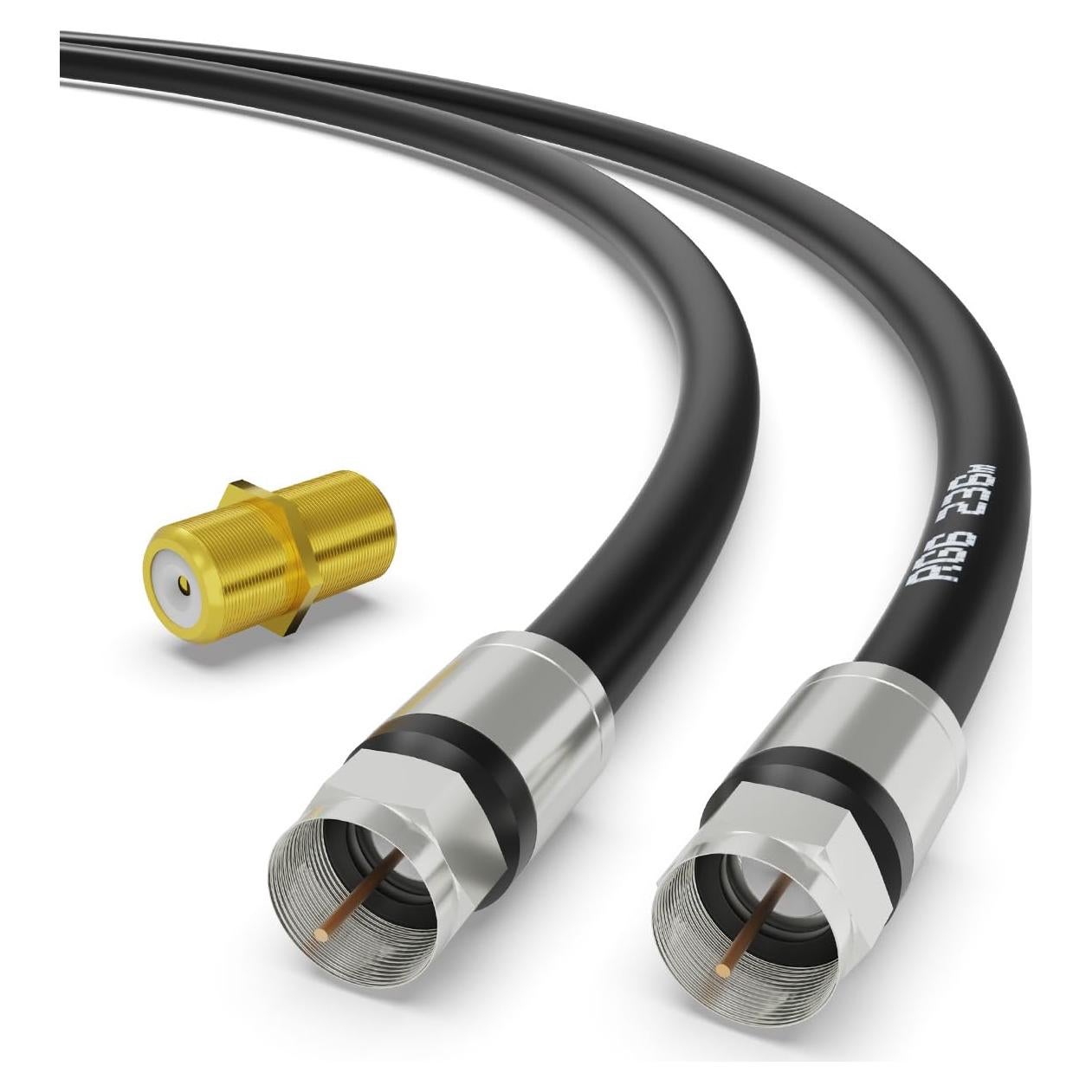 Cable Coaxial RG6 Bicmice 2m para TV y Antena Digital