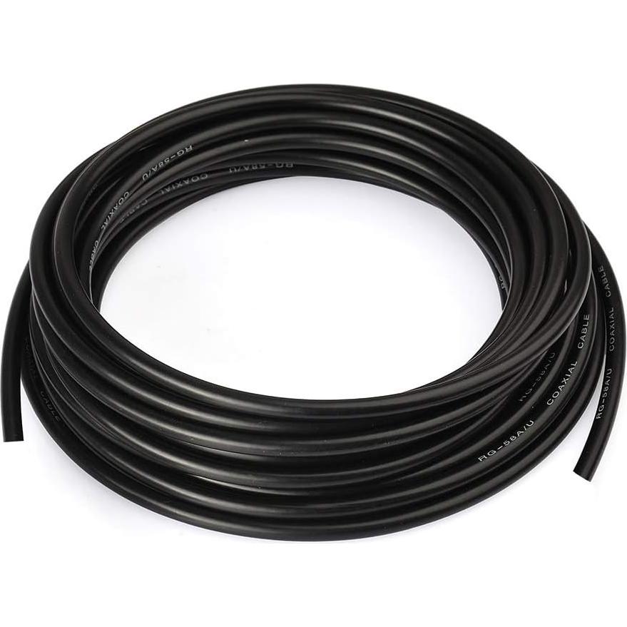 Cable Coaxial RG58 Superbat 6.09m 50 Ohm Antena Router