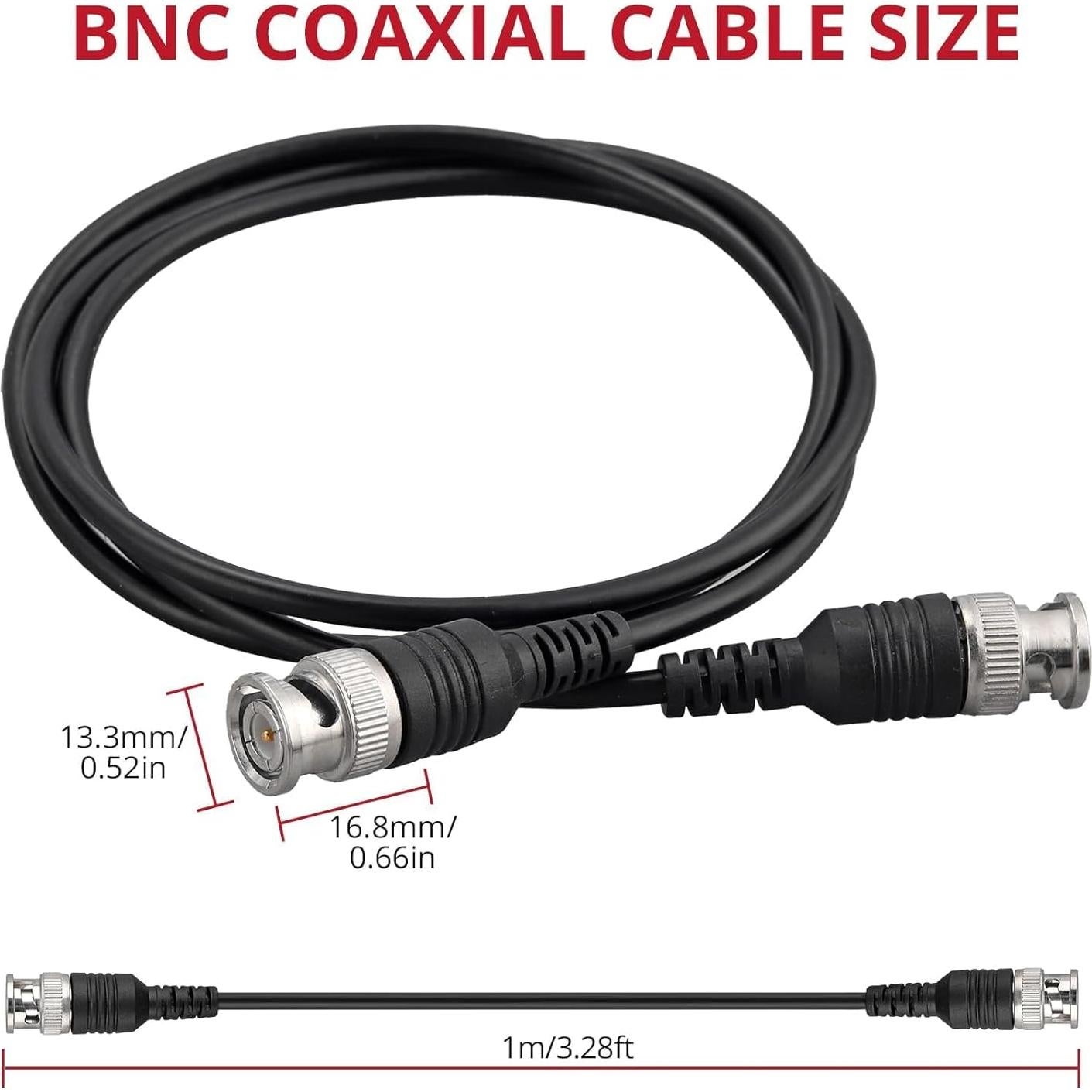 Cable Coaxial BNC Macho a Macho 1M 50 Ohm BINTA