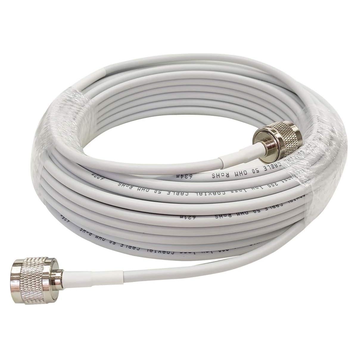 Cable Coaxial HiBoost 15.24m N-Macho a N-Macho 50 Ohmios