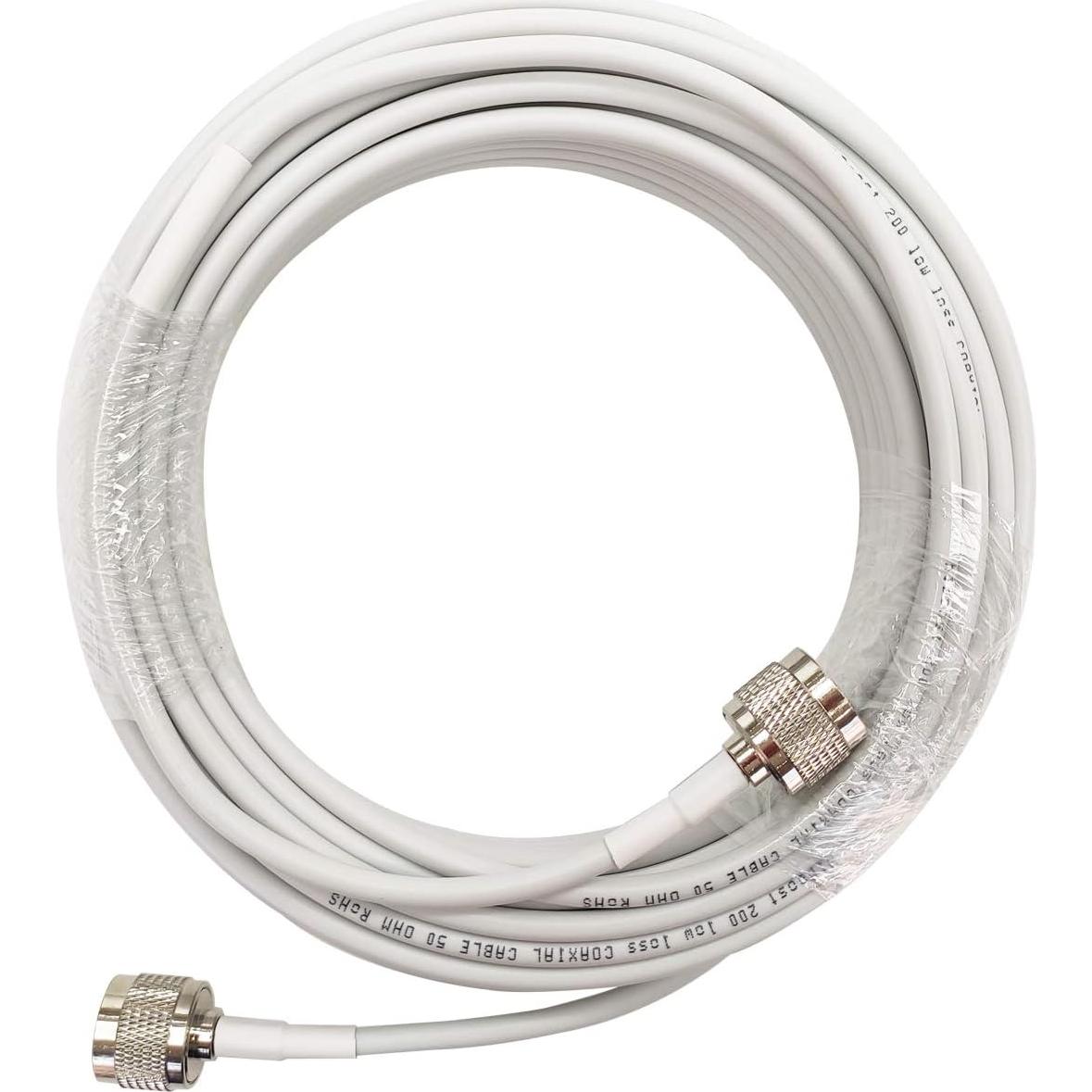Cable Coaxial HiBoost 15.24m N-Macho a N-Macho 50 Ohmios