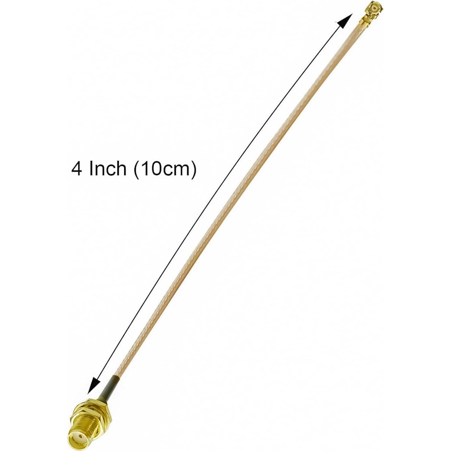 5 Cables Coaxiales RG178 SMA Hembra a UFL 10cm Ahoaepy