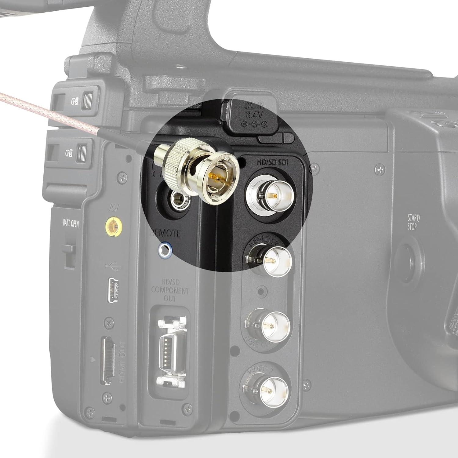 Cable SDI Superbat RG179 30cm BNC Macho 75 Ohm HD 1080p