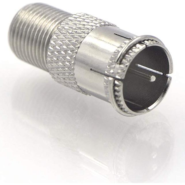 Conector Coaxial F-Type Macho a Hembra VCE - Paquete de 5