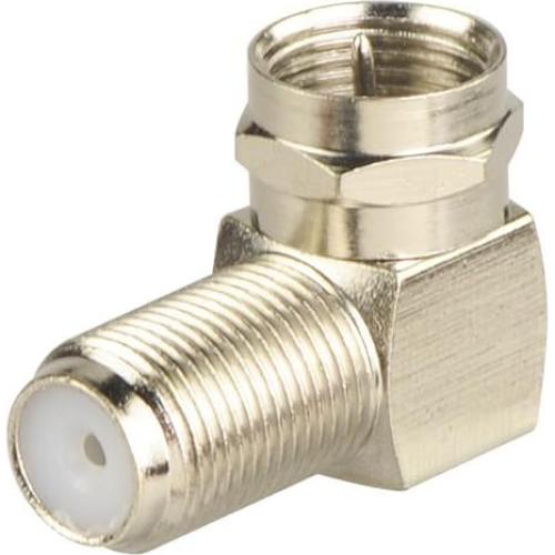 Adaptador Coaxial 90 Grados F Tipo VCE - Paquete de 2