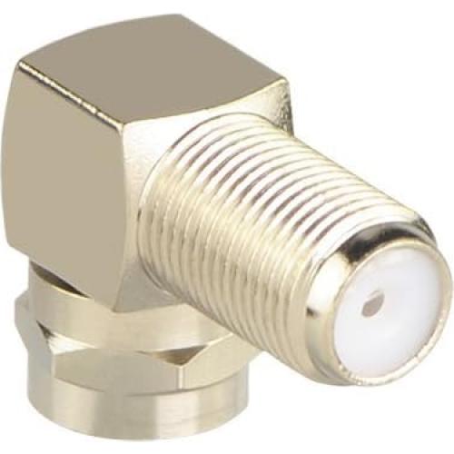 Adaptador Coaxial 90 Grados F Tipo VCE - Paquete de 2