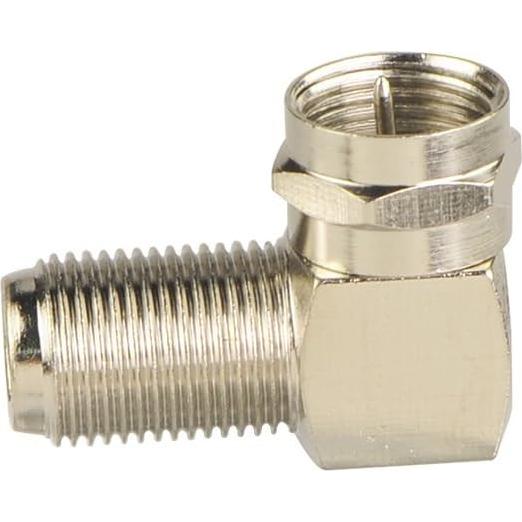 Adaptador Coaxial 90 Grados F Tipo VCE - Paquete de 2