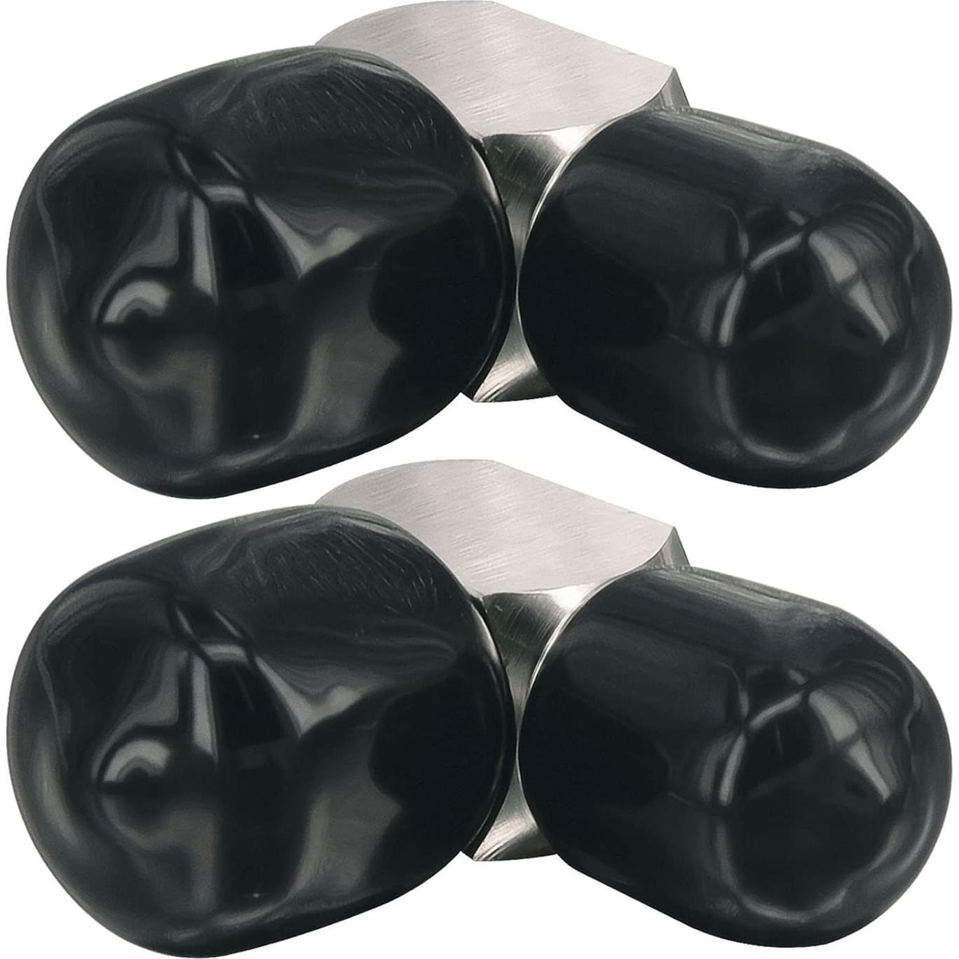 Adaptador Coaxial RG6 Onelinkmore 90° Macho a Hembra - Paquete de 2