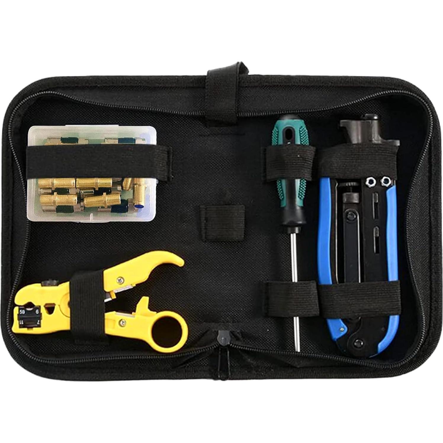 Kit de Herramientas de Crimpado Coaxial Gaobige RG6 RG59 RG11