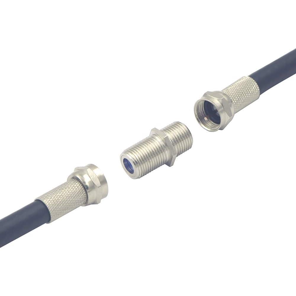 Conector Coaxial Hembra a Hembra VCE RG6 3GHz - Paquete de 5