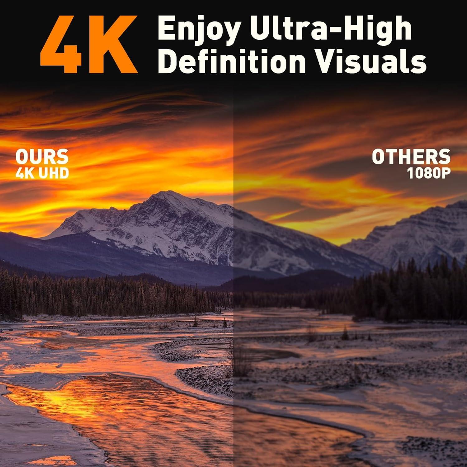 Antena de TV Digital HD KLOMIER 901 km Amplificador 4K