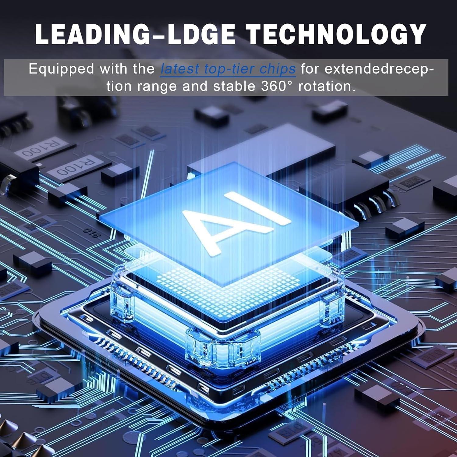 Antena de TV Interior Aquario TV-0821 Digital HD 4K 238g