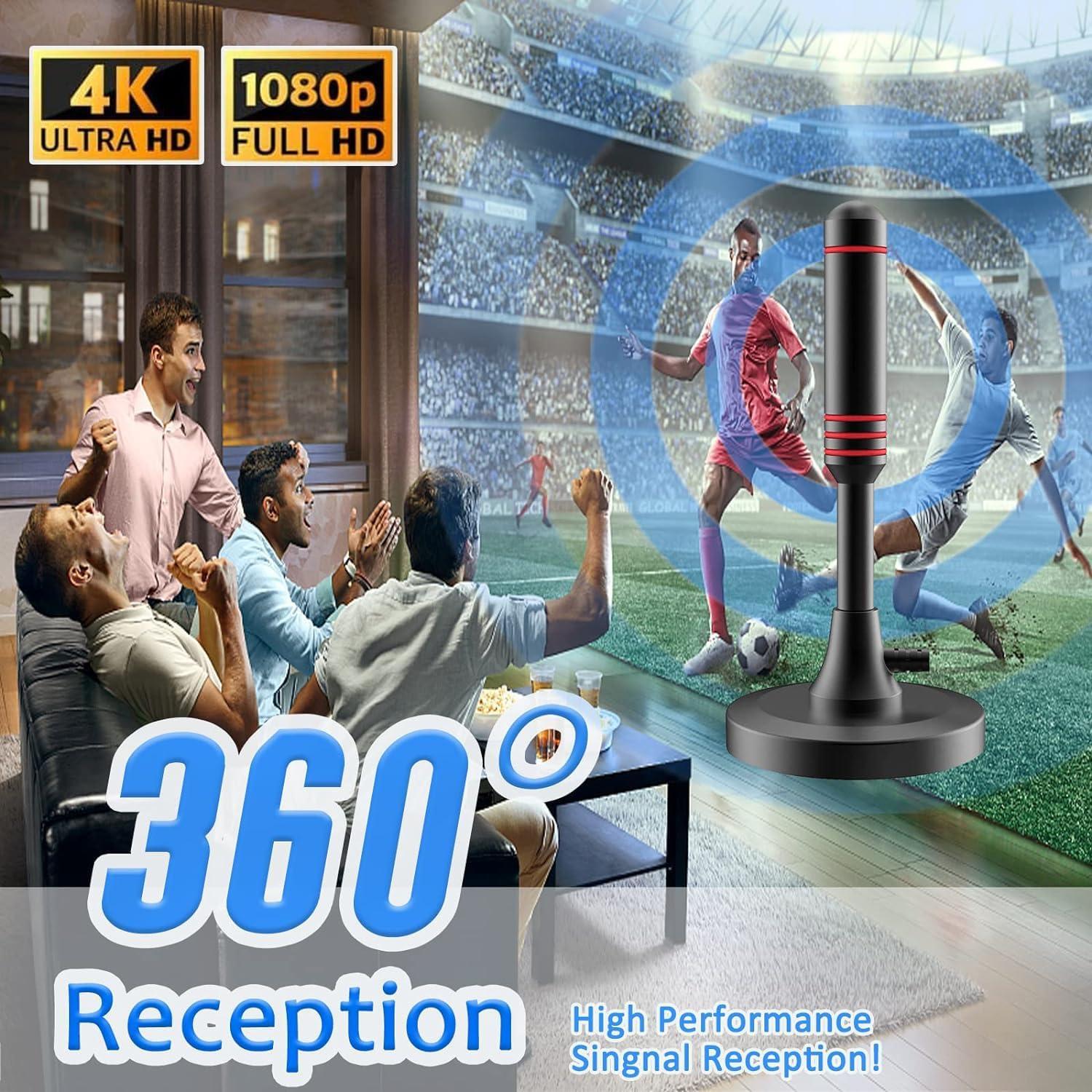 Antena HDTV Digital XIANGLYO con Amplificador 200 Millas 4K