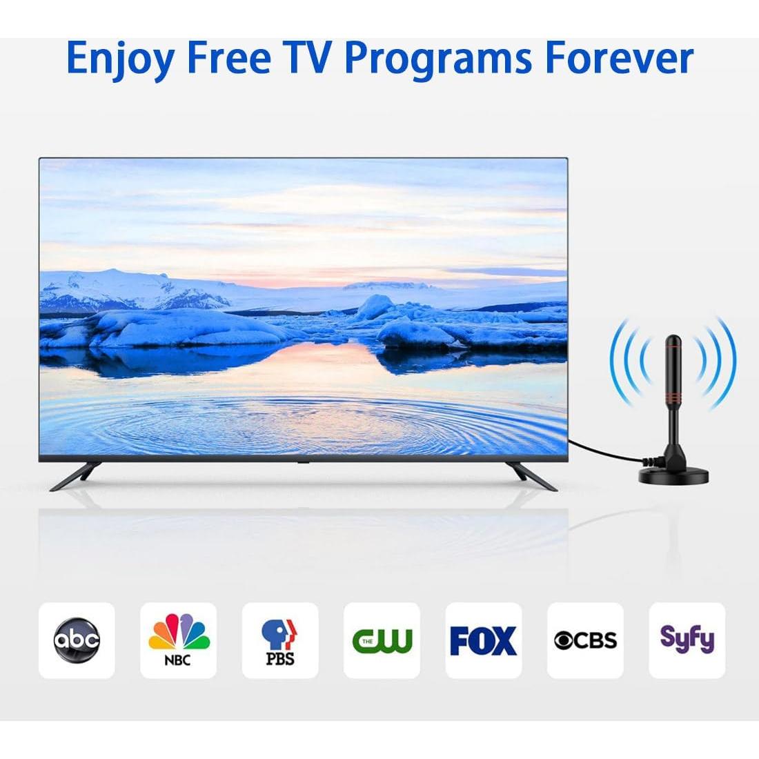 Antena HDTV Digital XIANGLYO con Amplificador 200 Millas 4K