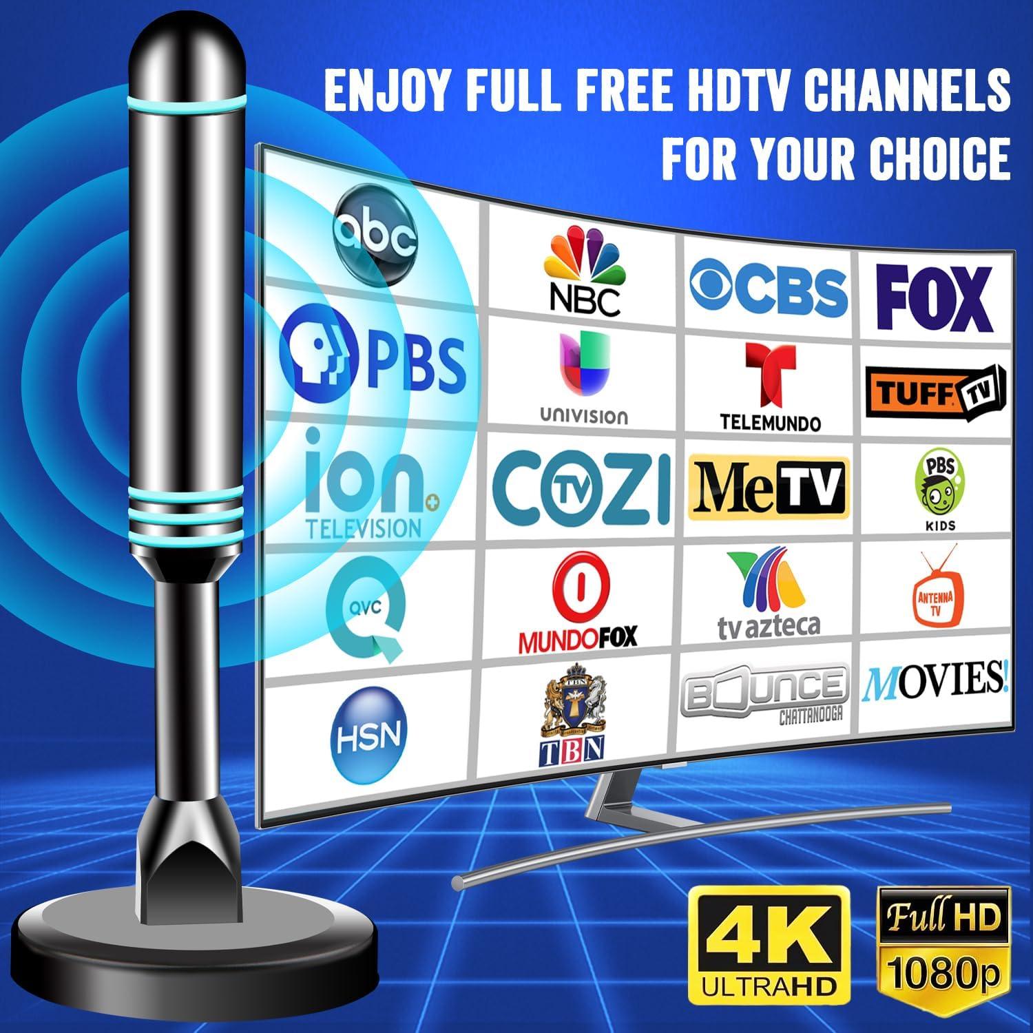 Antena Digital Interior DTVSMARTSHOW DT011-2 4K 1080P