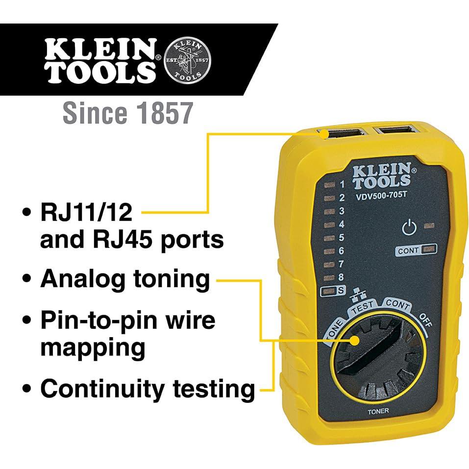 Kit de Prueba y Rastrear Tono Klein Tools VDV500-705