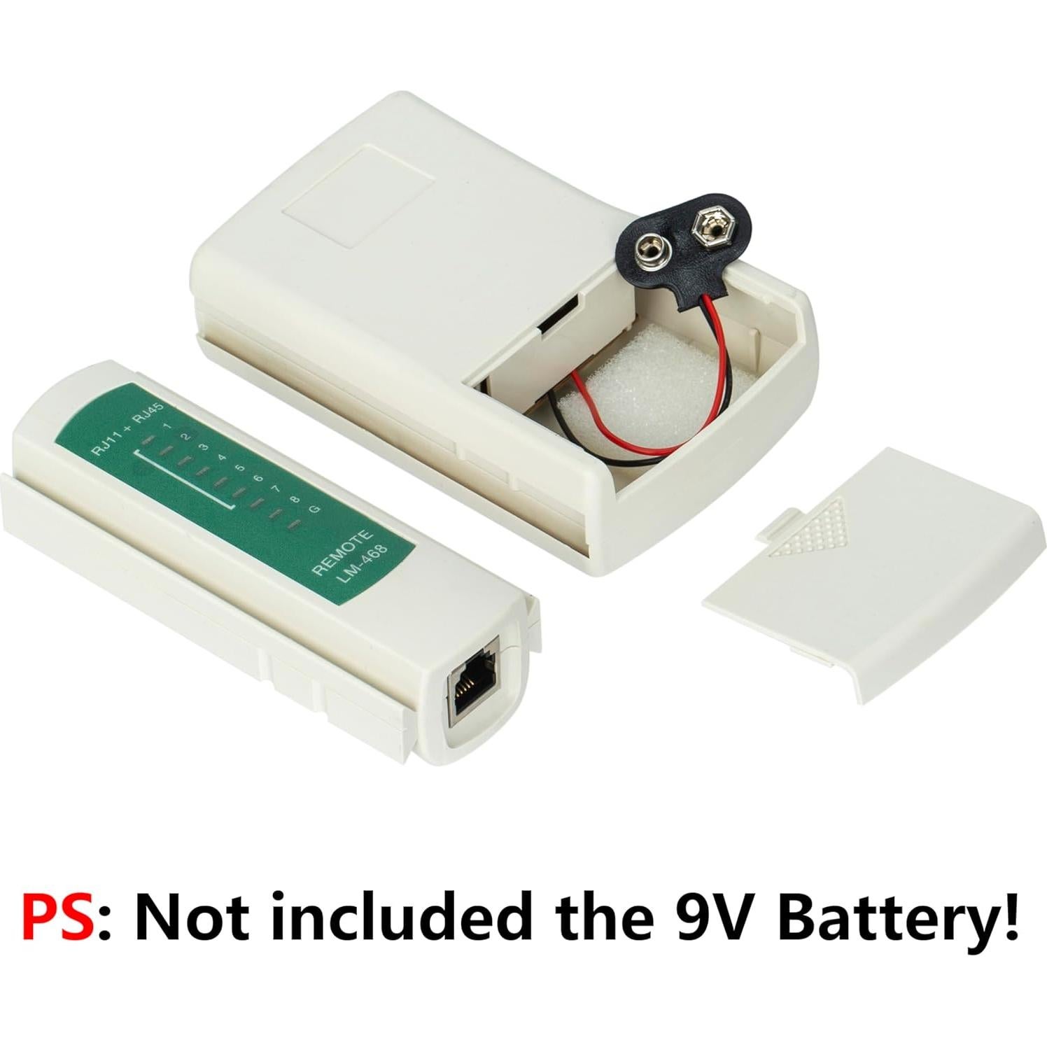 Kit de Crimpado RJ45 WEETOTUNG con 30 Conectores Cat6