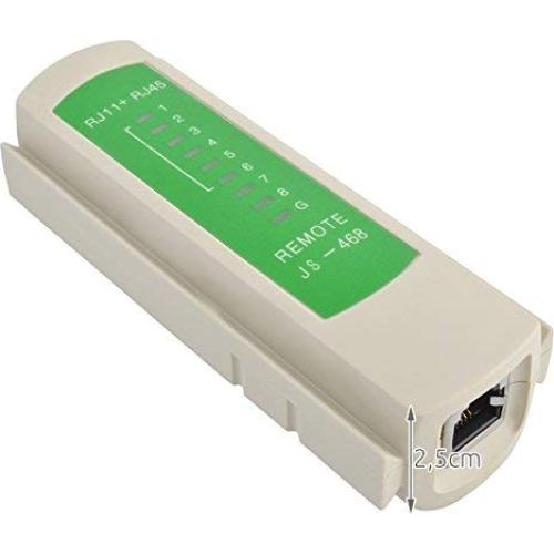 Probador de LAN Velleman VTLAN5 para RJ45, RJ12, RJ11 y RJ10