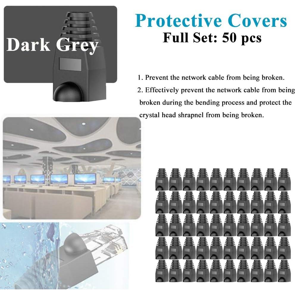 Kit de Herramientas de Crimpado RJ45 LEATBUY-TECH 50 Conectores