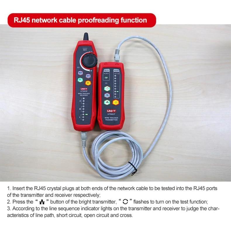 Localizador de Cables UNI-T UT683KIT con Función NCV y CE