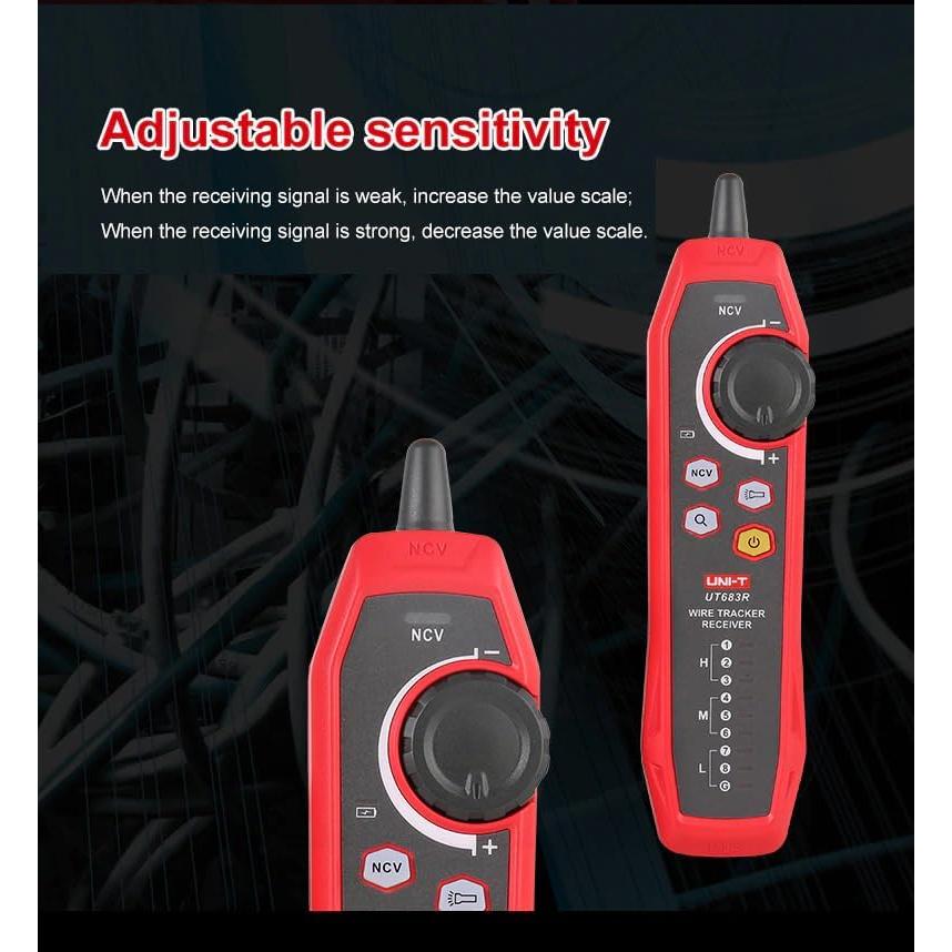 Localizador de Cables UNI-T UT683KIT con Función NCV y CE