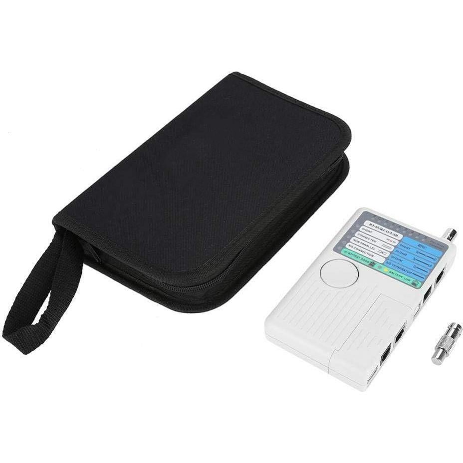 Probador de Cable de Red 4-en-1 iMBAPrice USB BNC RJ11 RJ45