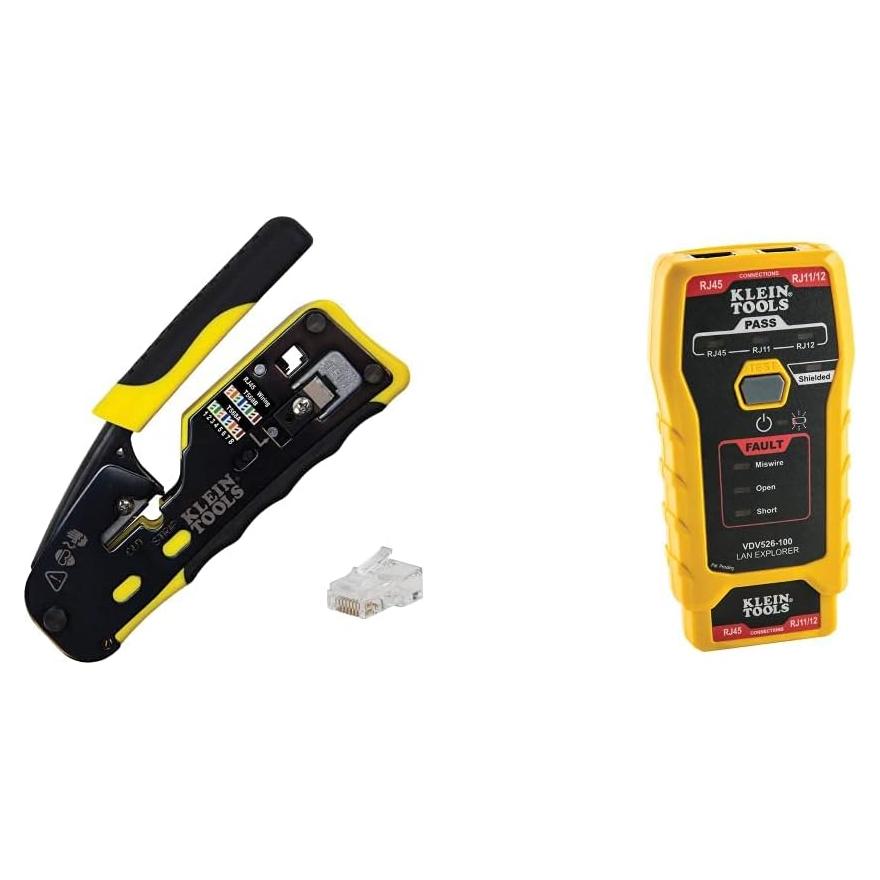 Juego de Herramientas de Conector de Cable Klein Tools CAT6