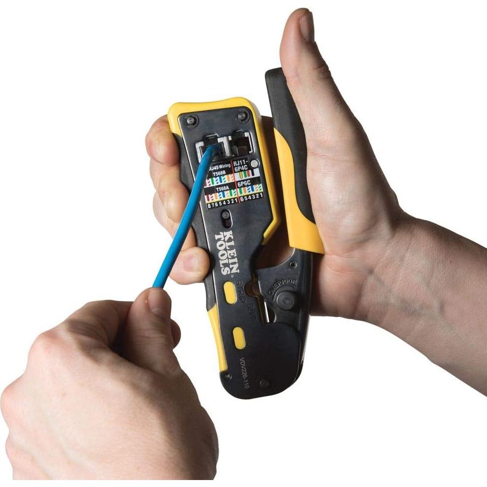 Juego de Herramientas de Conector de Cable Klein Tools CAT6