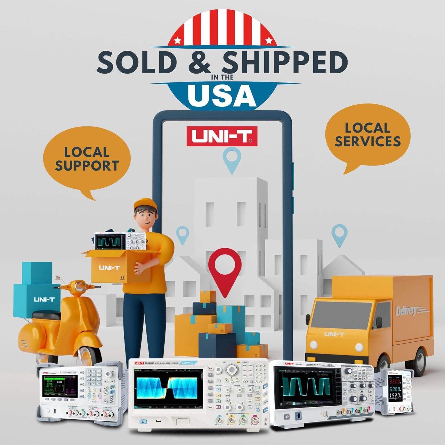 Multímetro Digital UNI-T UT8804E 200000 Cuentas 4.3" TFT