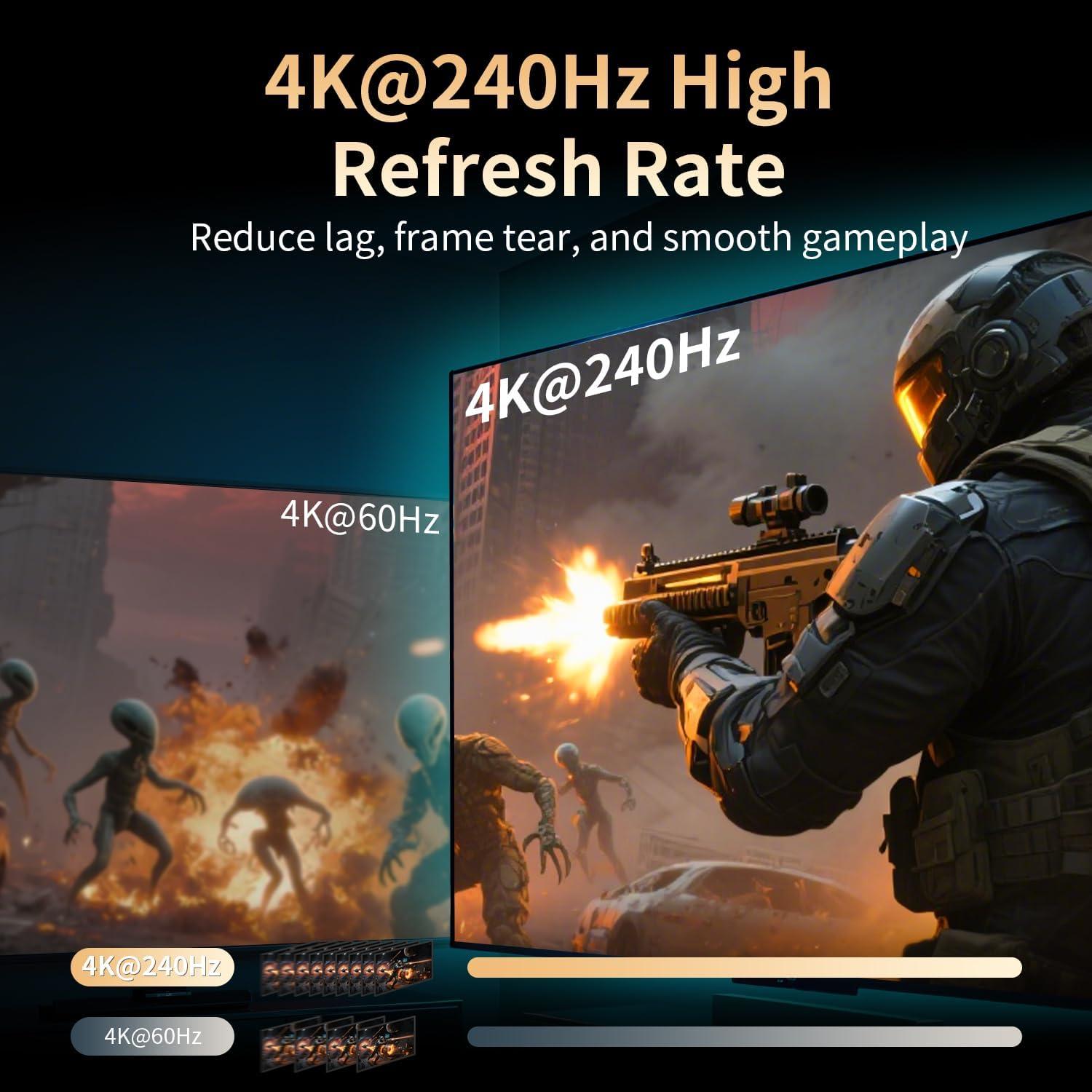 Conmutador HDMI 5 en 1 Arkidyn Plus 8K@60Hz 4K@240Hz